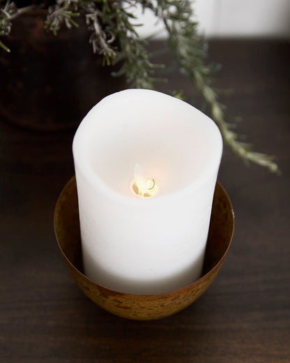 House Doctor LED kynttilä 12,5 cm, Valkoinen