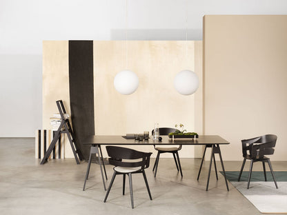 Design House Stockholm Arco pöytä, Musta - kaksi kokoa